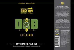 Block 15 Brewing Co. The Dab Lab, Lil Dab February 2020