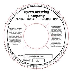 Byers Brewing Company Lovely Donna