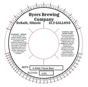Byers Brewing Company A Wittle Tribute