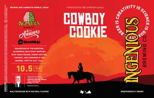 Ingenious Brewing Co Cowboy Cookie February 2020