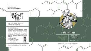 Wooden Robot Brewery Pops' Pilsner February 2020