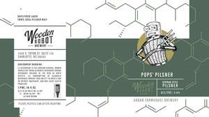 Wooden Robot Brewery Pops' Pilsner