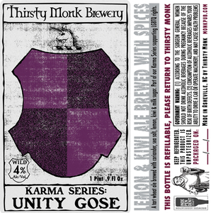 Thirsty Monk Unity Gose March 2020