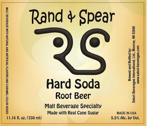 Rand & Spear Hard Soda Root Beer February 2020