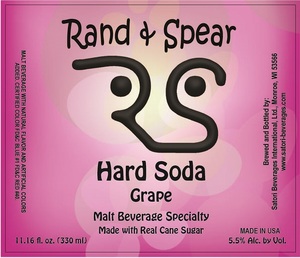 Rand & Spear Hard Soda Grape February 2020