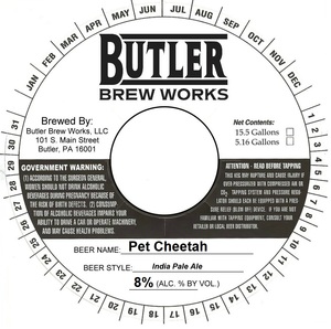 Butler Brew Works Pet Cheetah