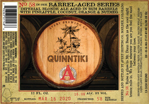 Avery Brewing Co. Quinntiki