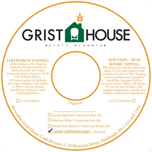 Grist House Lunatic Lighthouse Lager