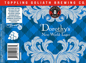 Dorothy's New World Lager February 2020