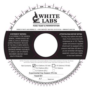 Experimental Hop Session Ipa Ale Yeast 001 