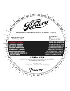 The Bruery Handy Man February 2020