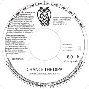 Chance The Dipa New England Double India Pale Ale