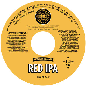 Southern Tier Brewing Co Red IPA February 2020
