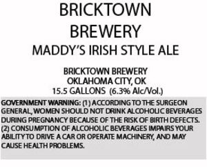 Maddy's Irish Style Ale 
