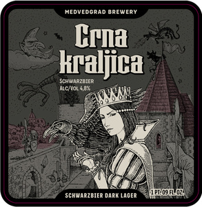 Medvedgrad Crna Kraljica Schwarzbier Dark Lager March 2020