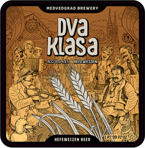 Medvedgrad Dva Klasa Hefeweizen March 2020