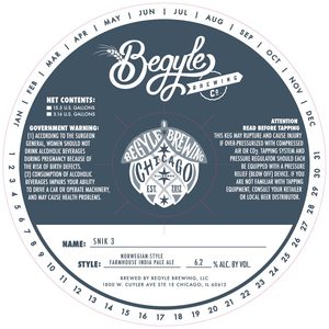 Begyle Brewing Snik 3 February 2020