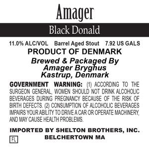 Amager Black Donald February 2020