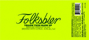 Folksbier Yellow Yuzu Glow Up