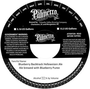 Palmetto Brewing Company Blueberry Backtrack Hefeweizen Ale