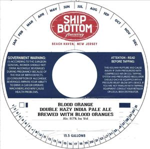 Ship Bottom Brewery Blood Orange Double Hazy