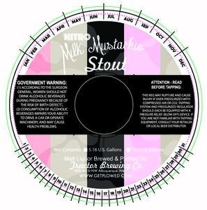 Tractor Brewing Co Nitro Milk Mustachio Stout