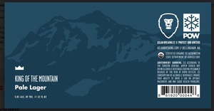 King Of The Mountain Pale Lager