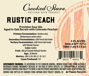 Crooked Stave Artisan Beer Project Rustic Peach