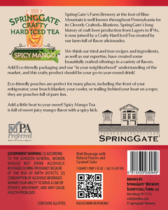 Springgate Crafty Hard Iced Tea Spicy Mango