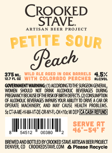 Crooked Stave Artisan Beer Project Petite Sour Peach