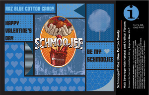 Imprint Beer Co. Schmoojee Raz Blue Cotton Candy