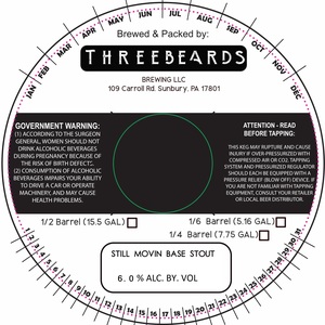 Three Beards Brewing LLC Still Movin' Base Stout