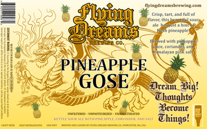 Flying Dreams Brewing Co. Pineapple Gose February 2020