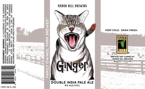 Manor Hill Brewing Ginger: Double India Pale Ale