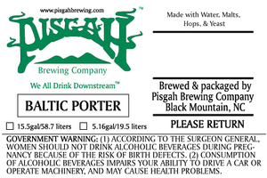Pisgah Brewing Company Baltic Porter