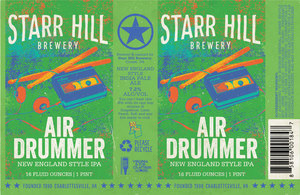 Starr Hill Brewery Air Drummer February 2020