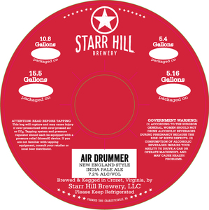 Starr Hill Brewery Air Drummer