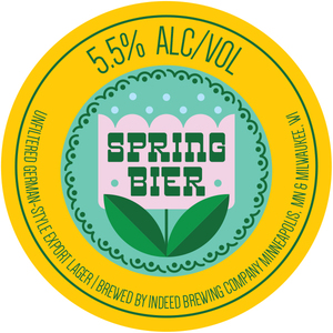 Indeed Brewing Company Spring Bier