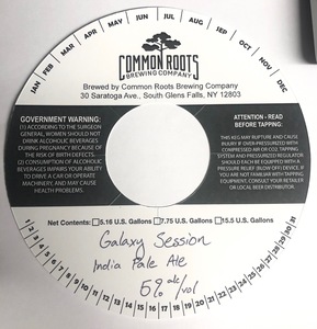 Common Roots Brewing Company Galaxy Session India Pale Ale