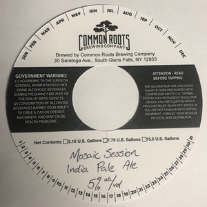 Common Roots Brewing Company Mosaic Session India Pale Ale