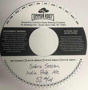 Common Roots Brewing Company Sabro Session India Pale Ale