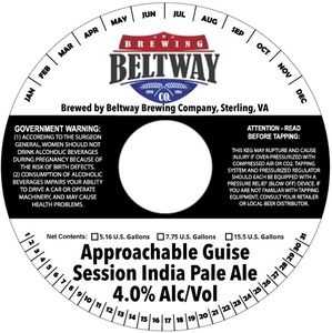Beltway Brewing Company Approachable Guise February 2020