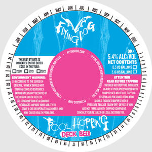 Flying Dog Brewery Pool Hopping Deck Beer