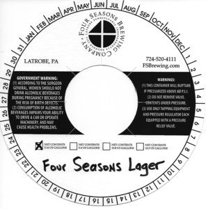 Four Seasons Brewing Company, Inc. Four Seasons Lager