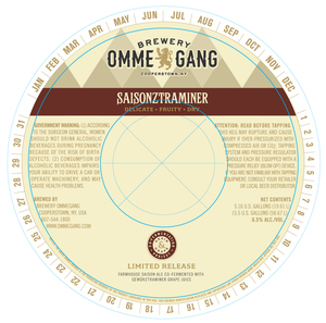 Ommegang Saisonztraminer February 2020