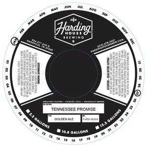 Harding House Brewing Tennessee Promise