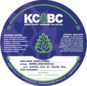 Kings County Brewers Collective Cosmic Zombie February 2020