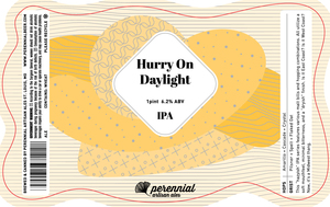 Perennial Artisan Ales Hurry On Daylight February 2020