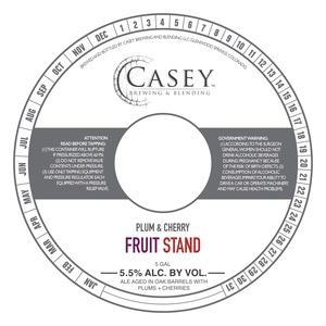 Plum & Cherry Fruit Stand 