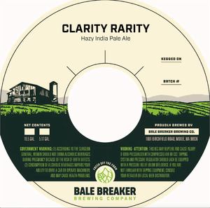 Bale Breaker Brewing Company Clarity Rarity Hazy IPA